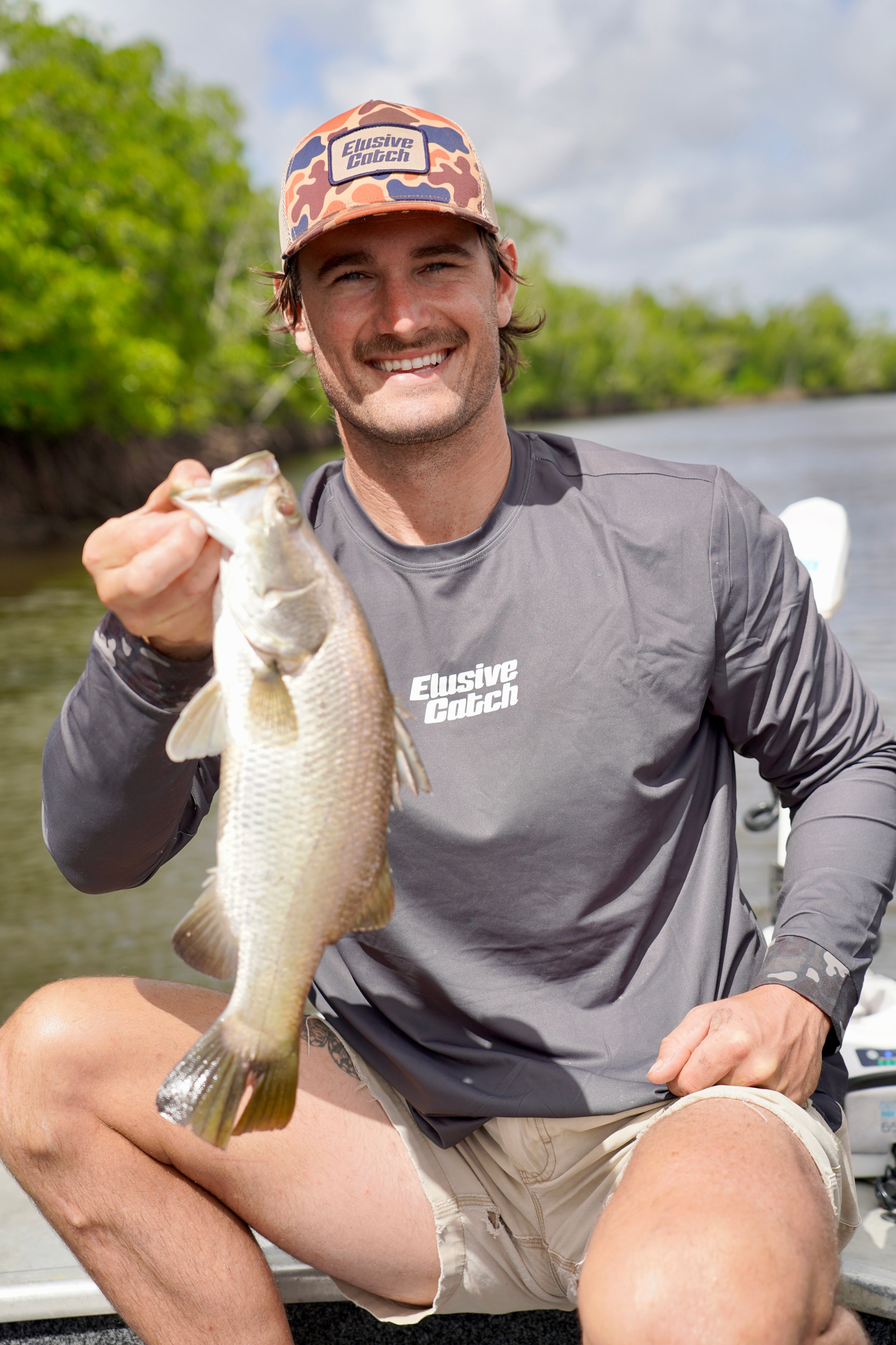 Pursuit Fishing Shirt Charcoal
